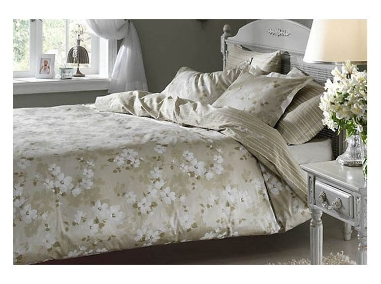 Постельное белье Delux Saten Shadow V51 Yesil только у нас!