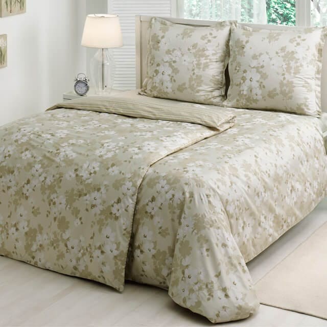 Постельное белье Delux Saten Shadow V51 Yesil