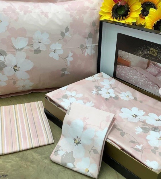 Постельное белье Delux Saten Shadow V55 Pembe лучшего качества