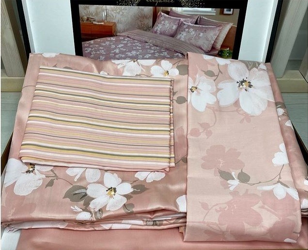 Постельное белье Delux Saten Shadow V55 Pembe только у нас!