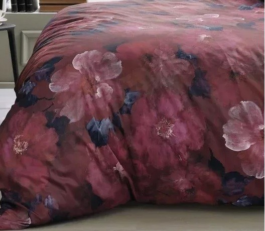 Постельное белье Digital Saten Boheme V03 Kirmizi по лучшей цене в Казахстане