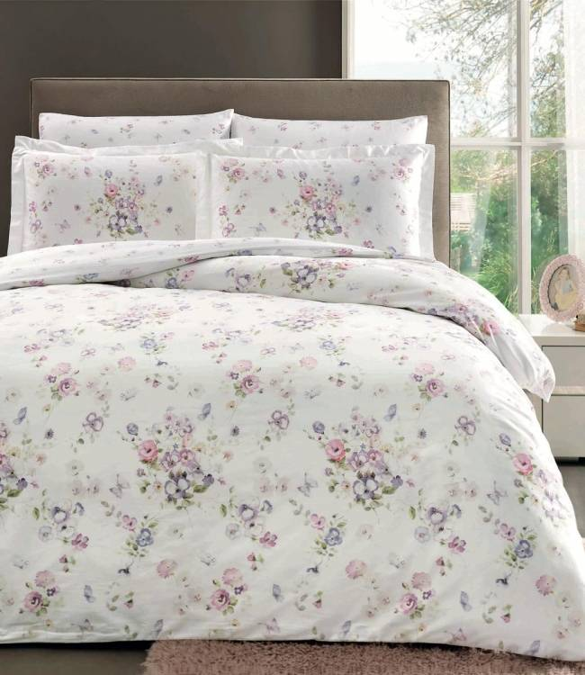 Постельное белье Digital Saten Family Claudine V01 Lila