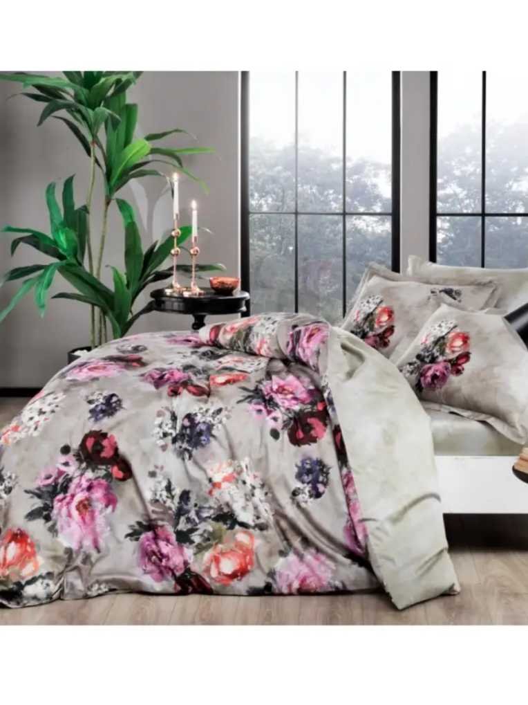 Постельное белье Digital Saten Family Selva V02 Bej