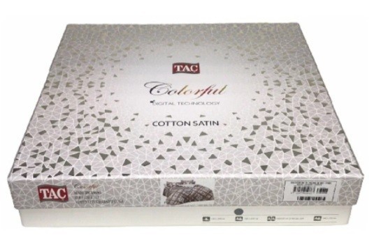 Постельное белье Digital Saten Grona V01 Gri недорого в Алматы