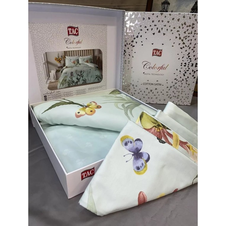 Постельное белье Digital Saten Laden V01 Mint лучшего качества