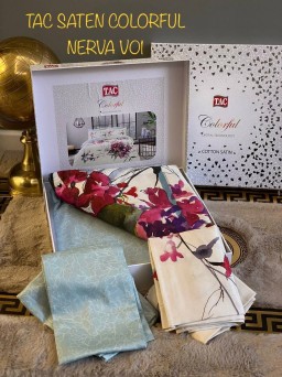 Постельное белье Digital Saten Nerva V01 Be