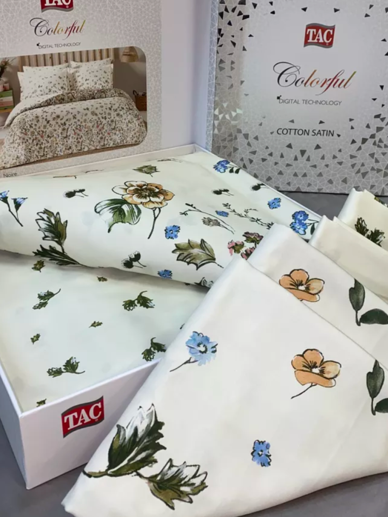 Постельное белье Digital Saten Noide V01 Yesil купить недорого