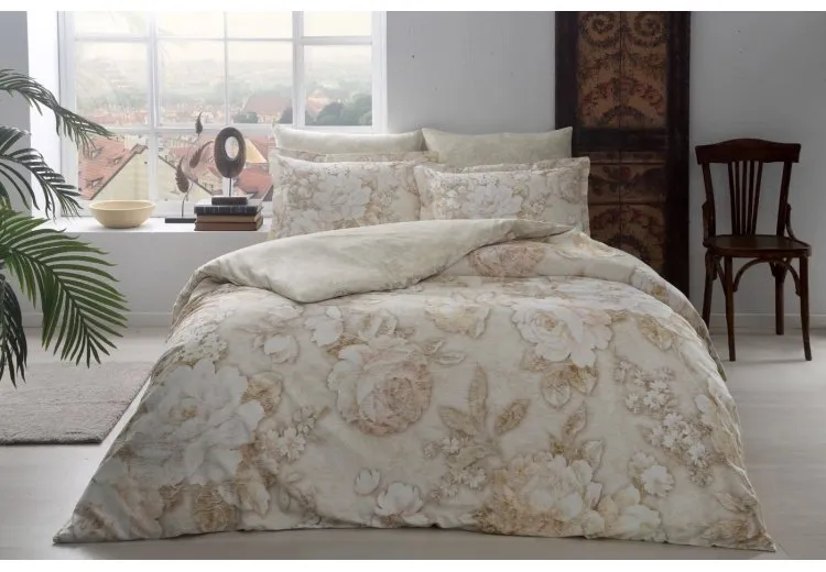 Постельное белье Digital Saten Seinse V01 Bej