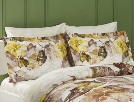 Постельное белье Digital Saten Vares V01 Kahve купить недорого