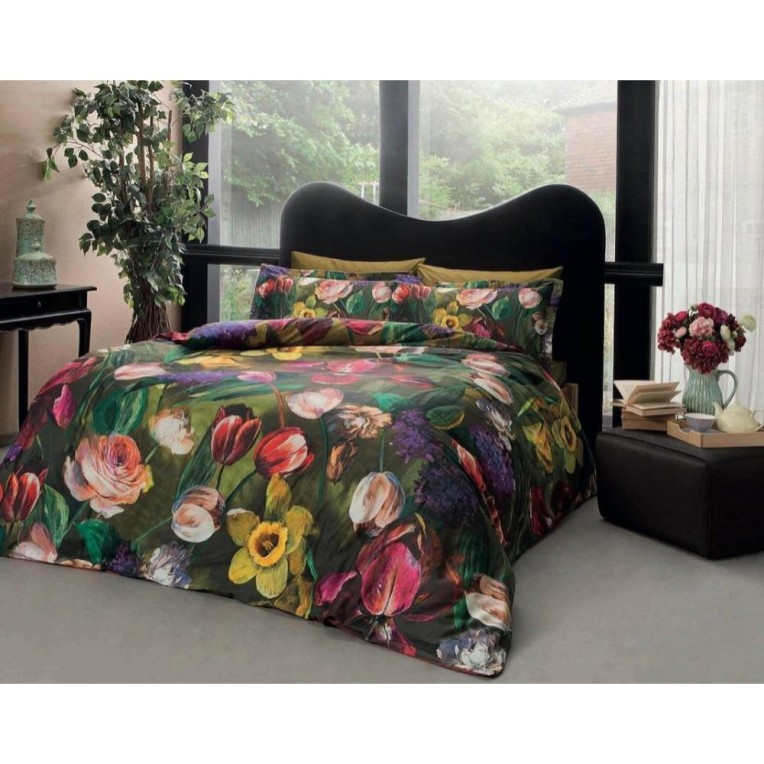 Постельное белье Digital Saten Seraphina V01 Kirmizi