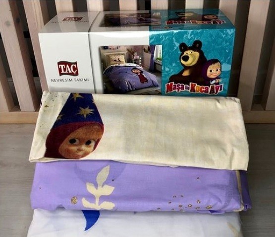 Постельное белье Disney Masha And The Bear лучшего качества