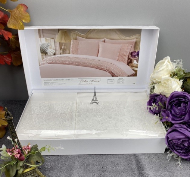 Постельное белье Gelin home ekonomic, GLNN 135 Liya krem только у нас!