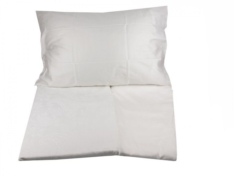 Постельное белье Jakar Saten Brinley Beyaz по лучшей цене в Казахстане