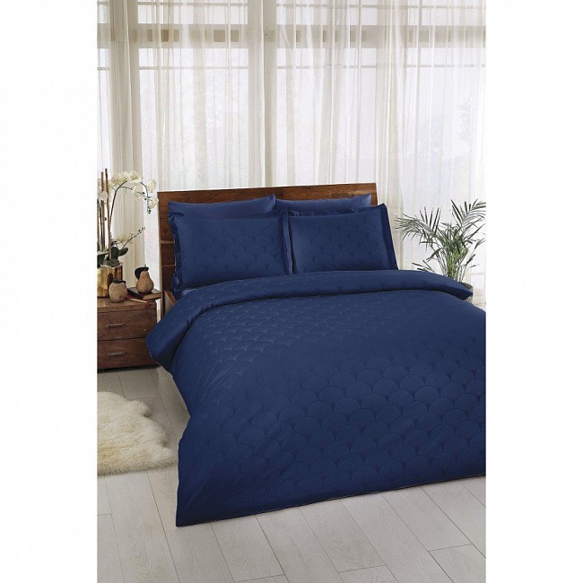 Постельное белье Jakar Saten Cross Lacivert только у нас!