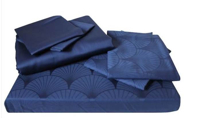 Постельное белье Jakar Saten Cross Lacivert лучшего качества