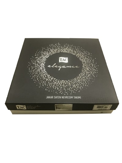 Постельное белье Jakar Saten Daria Beyaz