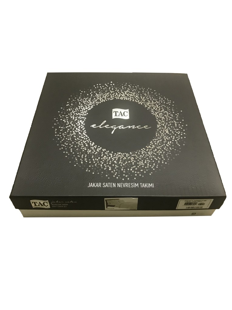 Постельное белье Jakar Saten Daria Beyaz по лучшей цене в Казахстане