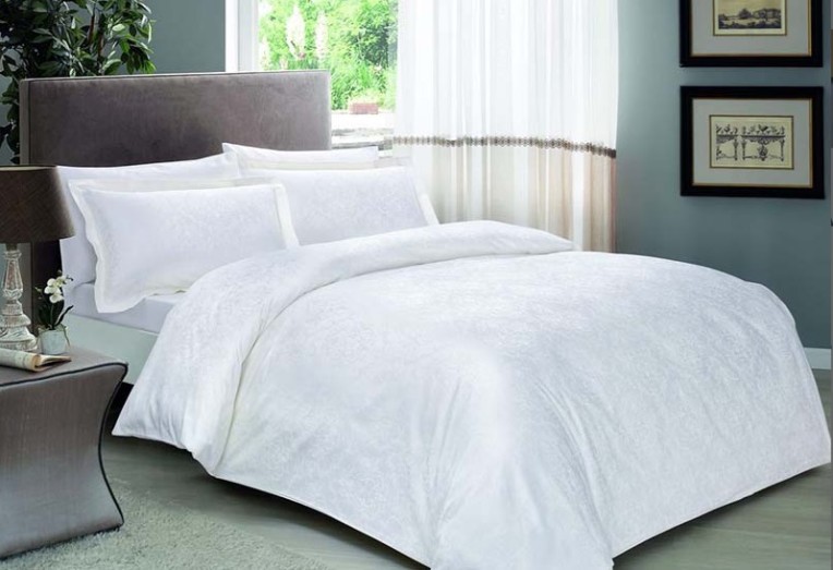 Постельное белье Jakar Saten Daria Beyaz