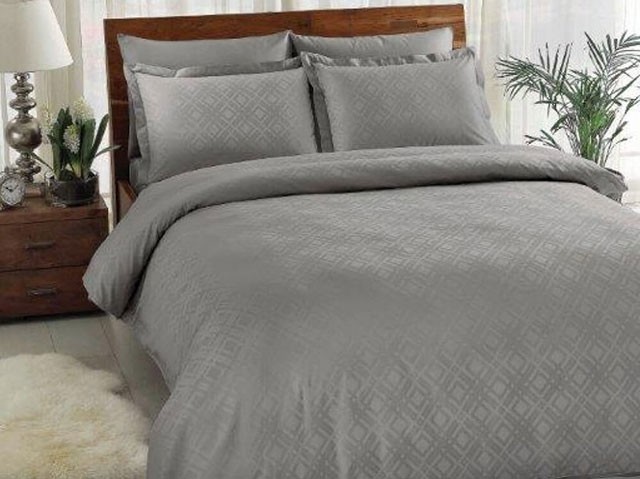 Постельное белье Jakar Saten Vision Antrasit