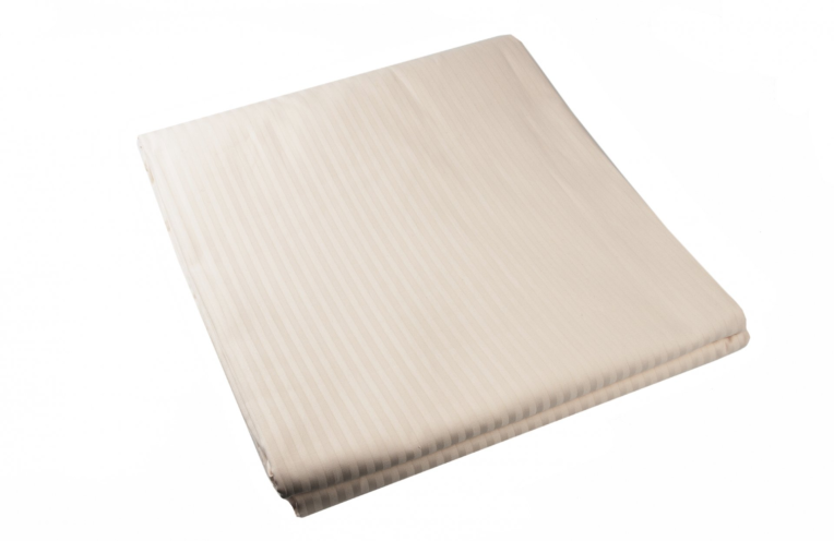 Постельное белье Premium Basic Stripe Saten Krem недорого в Алматы