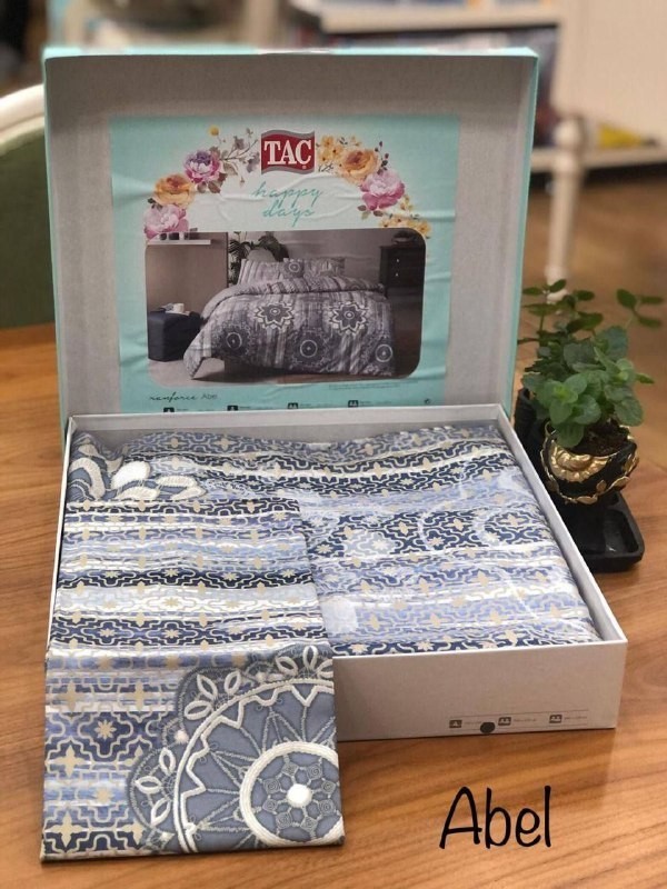 Постельное белье Ranforce Abel V01 Mavi лучшего качества