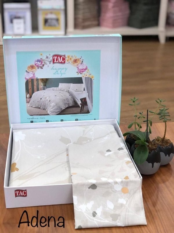 Постельное белье Ranforce Adena V05 Bej лучшего качества