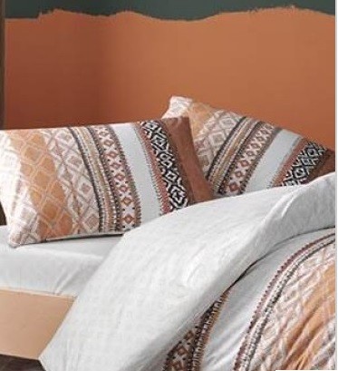 Постельное белье Ranforce Daria V01 Taba недорого в Алматы