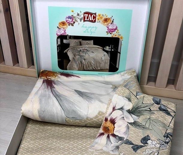 Постельное белье Ranforce Frida V03 Krem лучшего качества