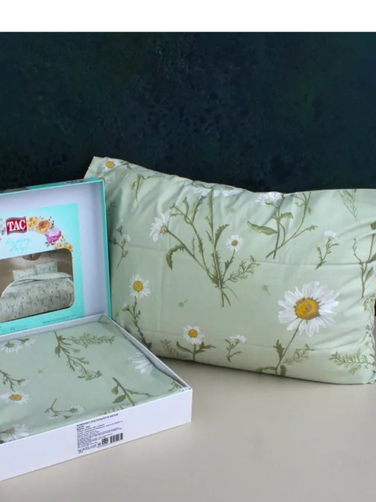 Постельное белье Ranforce Laurel V01 Yesi по лучшей цене в Казахстане