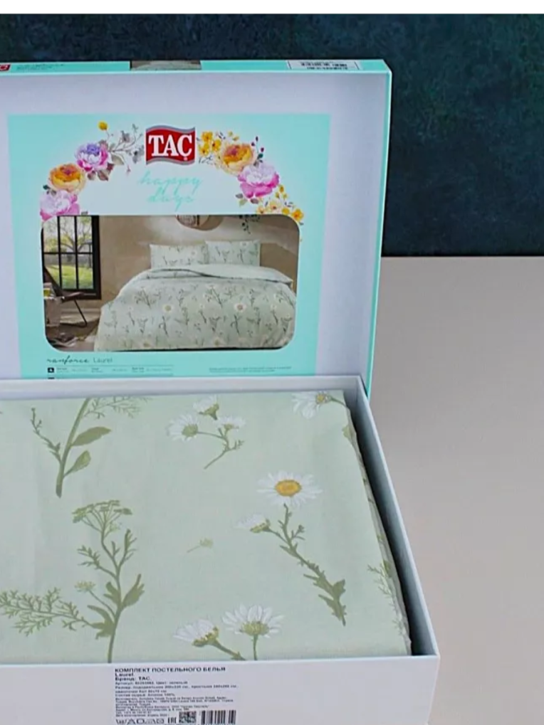 Постельное белье Ranforce Laurel V01 Yesi недорого в Алматы
