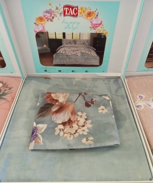 Постельное белье Ranforce Liza V03 Mavi недорого в Алматы