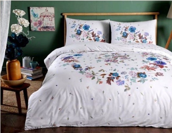 Постельное белье Ranforce Sander V04 Mavi