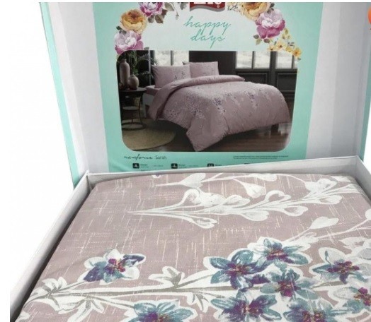 Постельное белье Ranforce Sarah V01 Pembe лучшего качества