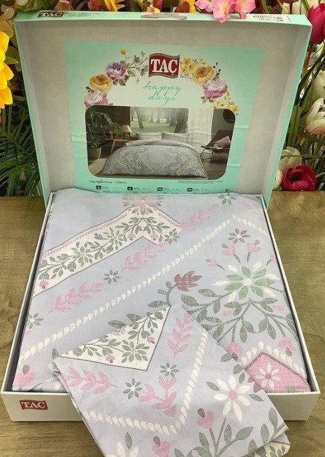 Постельное белье Ranforce Valeria V03 Pembe недорого в Алматы