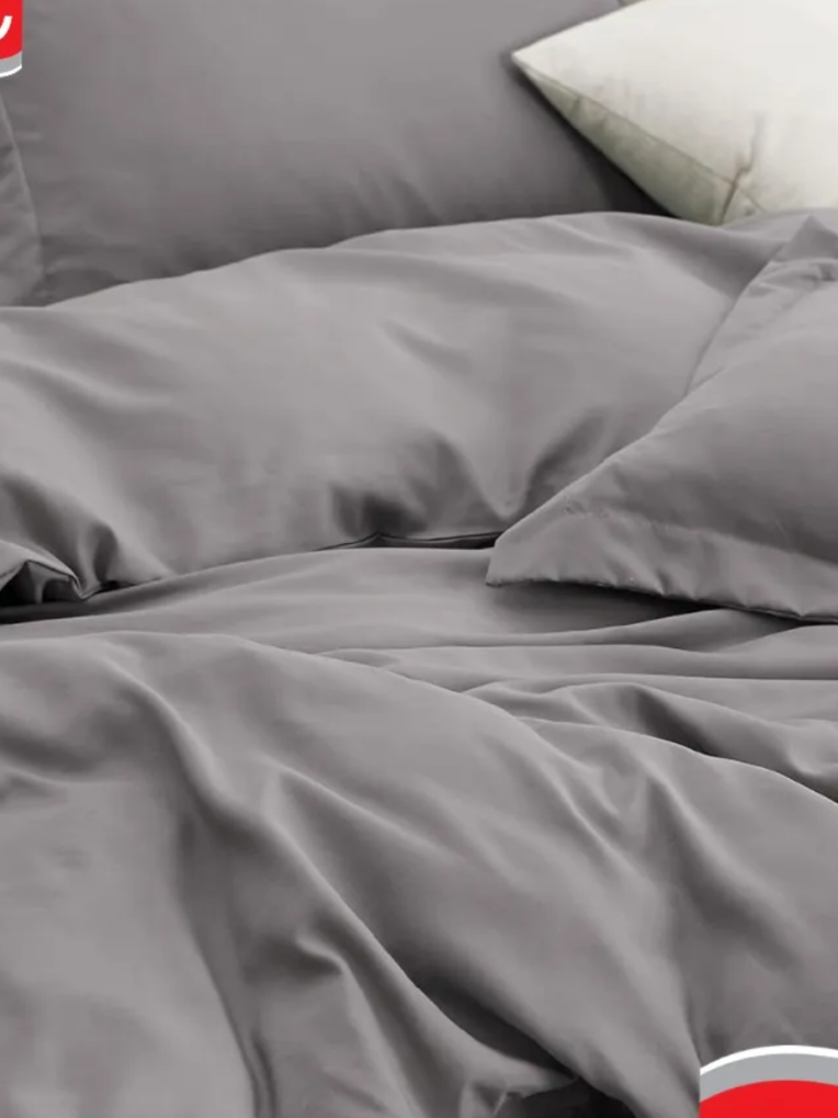 Постельное белье Saten Basic Antrasit