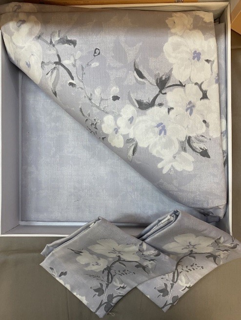 Постельное белье Saten Brina V01 Gri недорого в Алматы