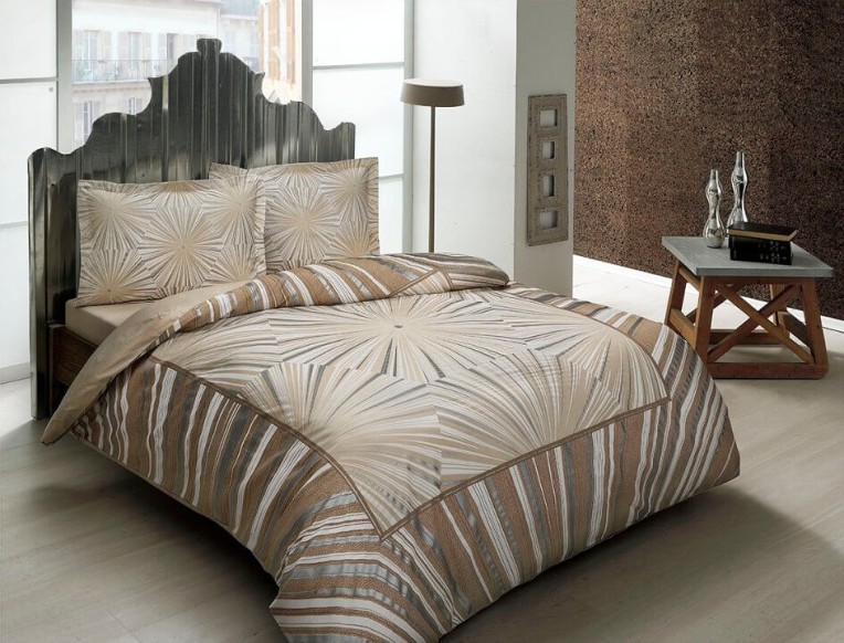 Постельное белье Saten Familiy Venus V03 Kahve