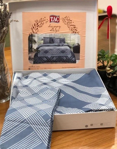 Постельное белье Saten Luana V03 Lacivert только у нас!