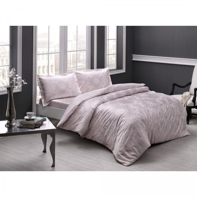 Постельное белье Saten Lucca V52 Pudra