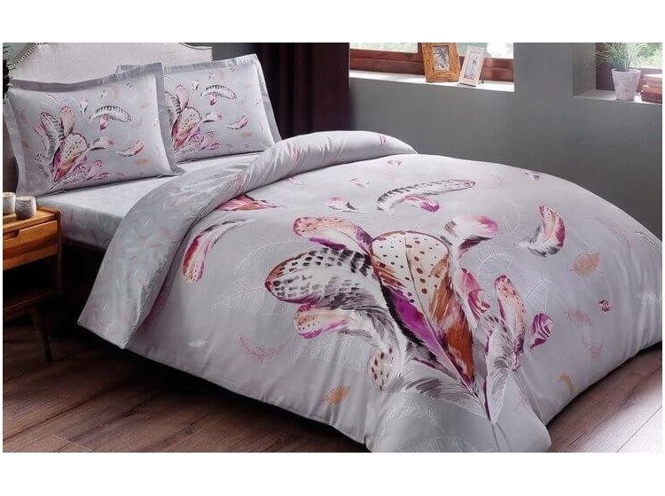 Постельное белье Saten Ratna Family V01 Gri