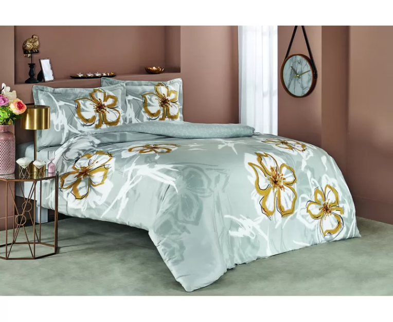 Постельное белье Saten Romy V3 Gri