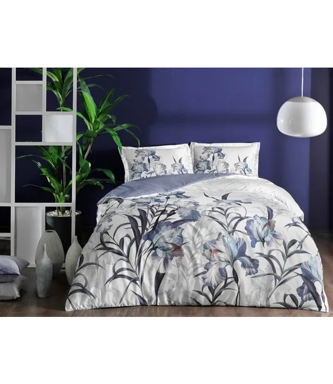 Постельное белье Saten Sarina V06 Mor