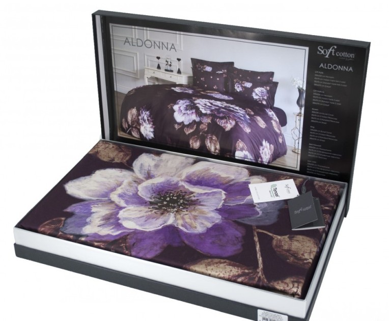 Постельное белье Soft Cotton Aldonna Queen Bordo недорого в Алматы