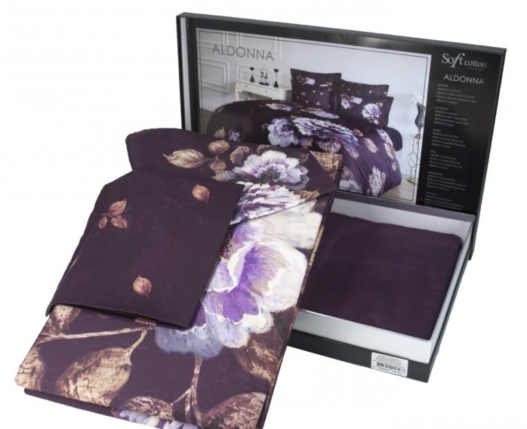 Постельное белье Soft Cotton Aldonna Queen Bordo купить недорого