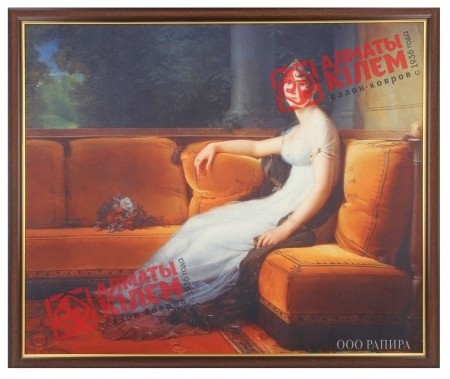 Шелкография "Портрет Жозефины" (багет золото)