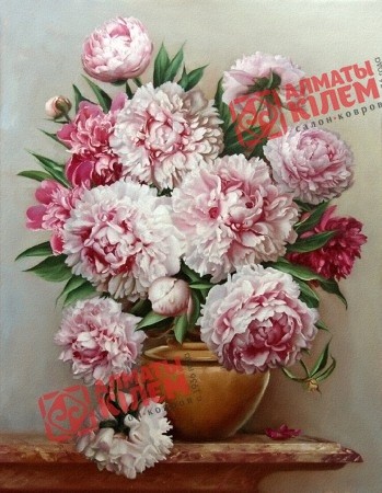 Шелкография "Рапсодия" (багет белый)