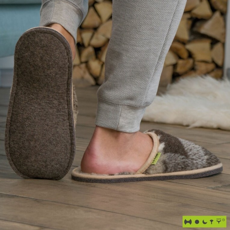 Шлепанцы "Гармония" (цвет коричневый). только у нас!